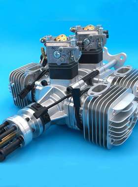 DLE120T4航模固定翼汽油发动机四缸两冲程自然风冷120CC排量飞机