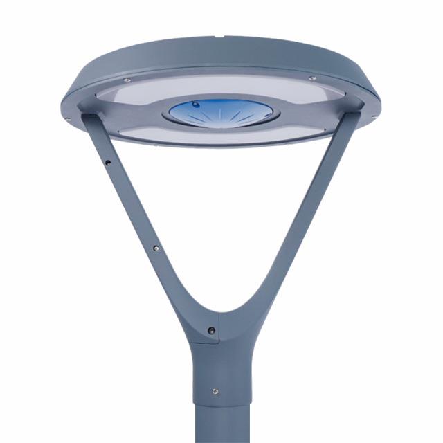 全压铸30wled庭院灯头圆形双臂花园灯道路照明灯具