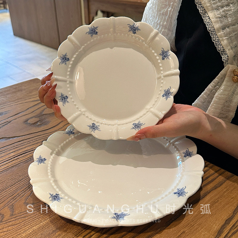 【老板娘自留】陶瓷浅盘子西餐下午茶甜品蛋糕欧式高级颜值骨碟,餐饮具,盘,淘宝优惠券,粉丝福利购,淘宝优惠卷