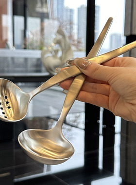 【老板娘自留款】NOX 18/10不锈钢小汤勺漏勺桌面分汤盛汤火锅勺