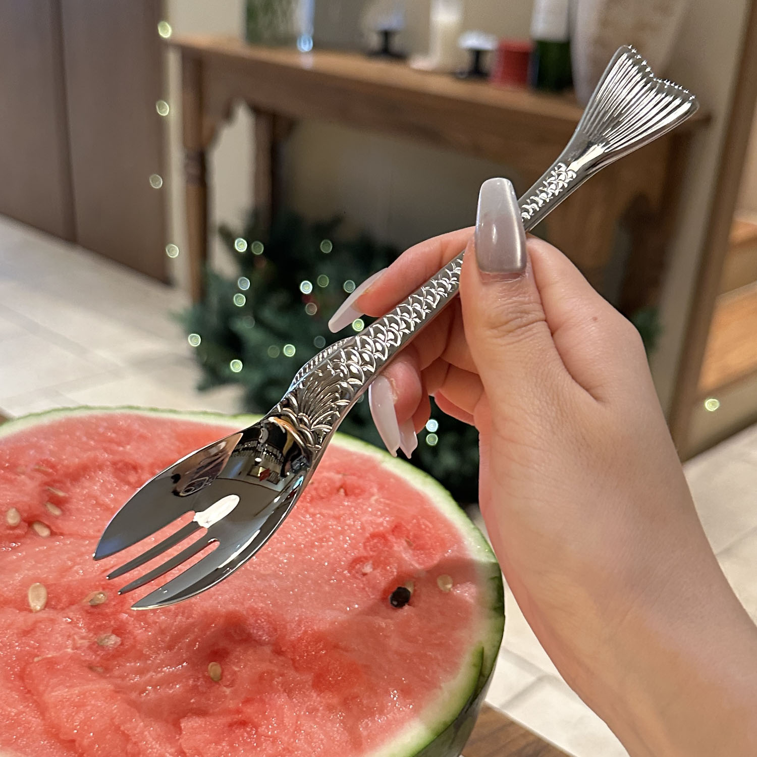 【吃西瓜勺】18-10不锈钢