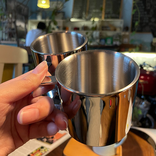 来自de订单厚重钢制双层咖啡杯