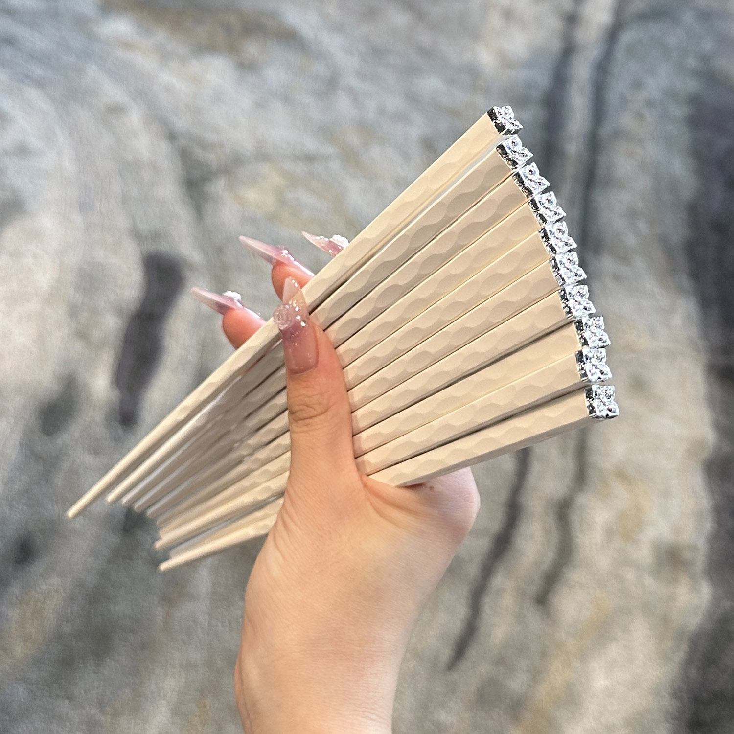 【老板娘家里自用轻奢】颜值直选合金筷子家用高档特别好看的新款