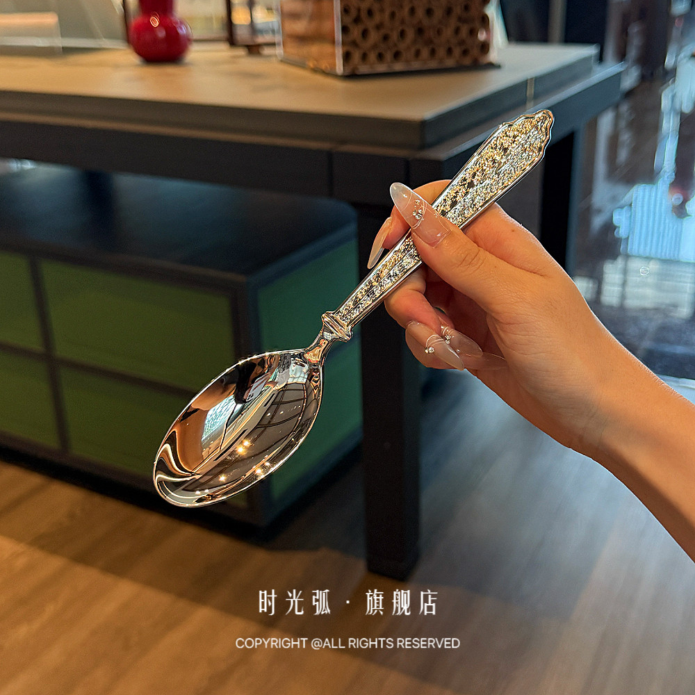 ｜小资 独特 品质｜1810医用级不锈钢西餐勺尖头勺喝汤勺子主餐更,餐饮具,西餐勺,淘宝优惠券,粉丝福利购,淘宝优惠卷