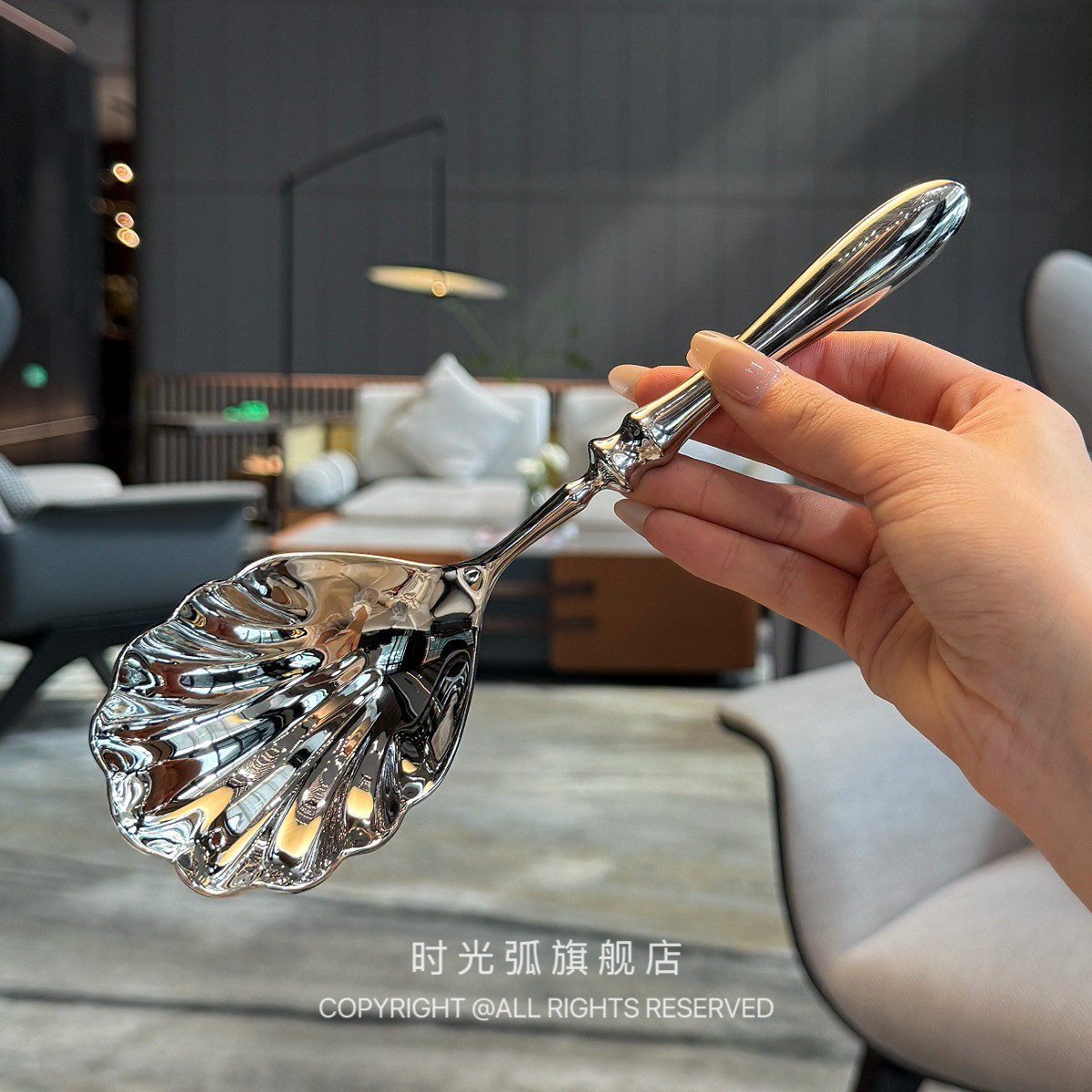 老板娘自用厚重分餐勺！1810不锈钢餐厅公用勺大号分菜分汤勺子,餐饮具,西餐勺,淘宝优惠券,粉丝福利购,淘宝优惠卷