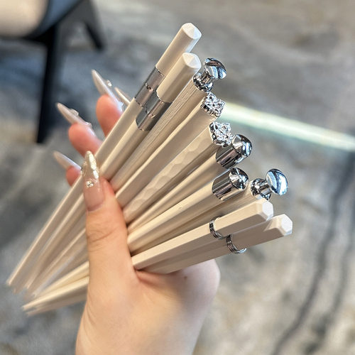 北欧风筷子家用耐高温一人一筷