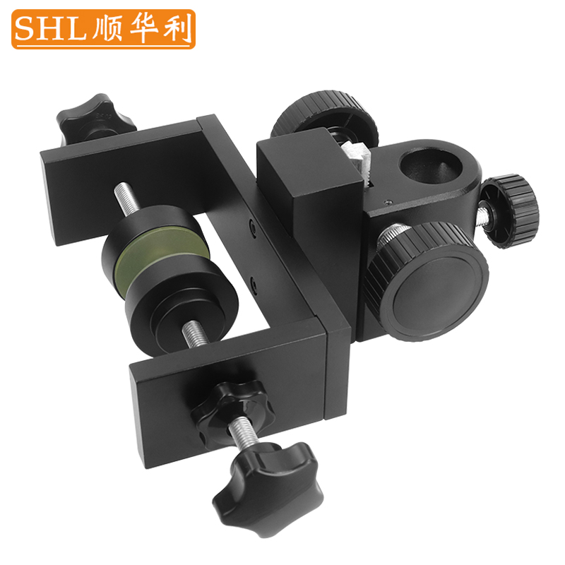 SHL/顺华利 通用机器视觉工业相机微调实验支架子调焦机构CCD测试平台M3/M6/1/4孔位使用夹具