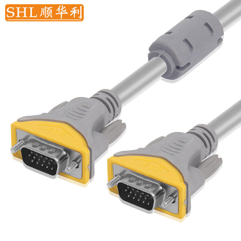 VGA工业相机显微镜电脑显示器连接传输线投影仪延长线3米5米10米图片