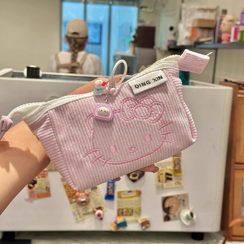 日系高颜值凯蒂猫卡通kitty笔袋