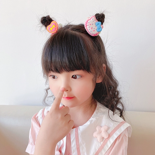Детская безвредная милая резинка для волос, эластичный аксессуар для волос, в корейском стиле, не повреждает волосы