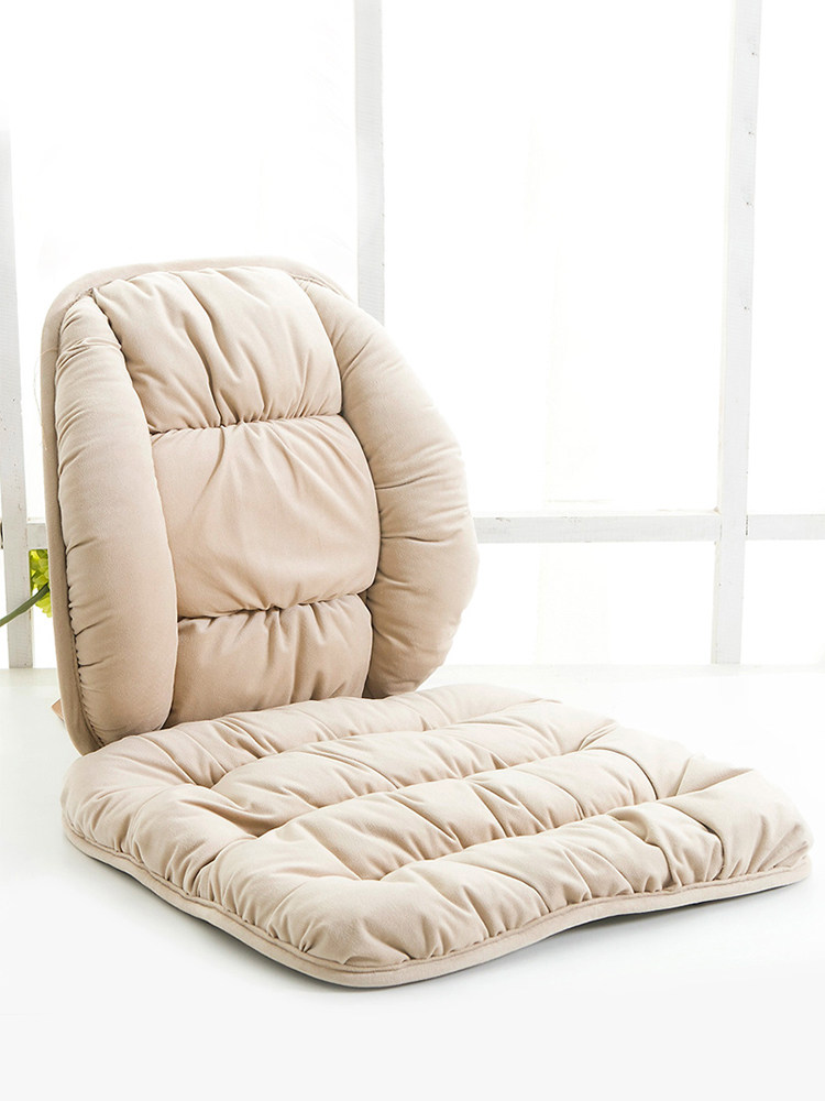 冬季毛绒腰靠护腰靠垫办公室久坐加厚保暖椅子靠背垫汽车腰垫腰枕