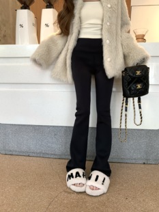 羊绒桑蚕丝air空气层瑜伽喇叭裤 加厚绒 人手一条 COOLLINE林子熙