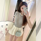 coco COOLLINE林子熙 轻氧日常 beach系列清冷针织T恤半裙背心裙