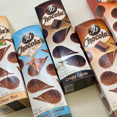 比利时进口Hamlet哈姆雷特牛奶巧克力脆片焦糖味脆香米夹心榛子味