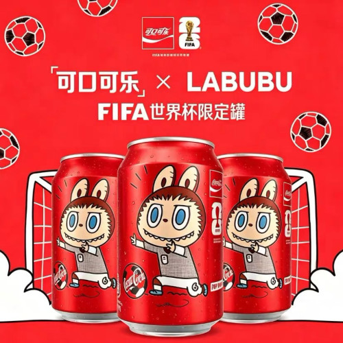 可口可乐LABUBU联名世界杯罐