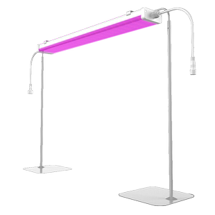 多肉补光灯配件T8灯管专用灯架立式支架电源线串联线夹子花架固定