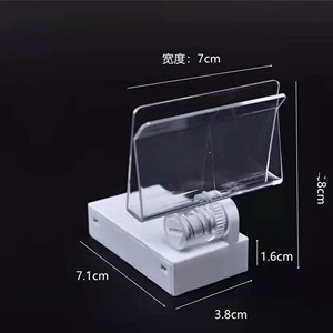 磁性标识牌KT板磁铁夹 POP广告插片标牌夹磁铁底座超市货架标签夹