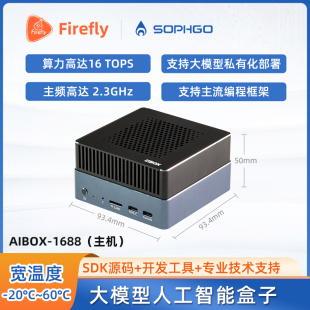 AIBOX-1688人工智能盒子16T大模型私有化部署深度学习 算能BM1688