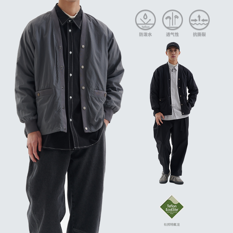 Teflon三防防撕裂格子面料外套