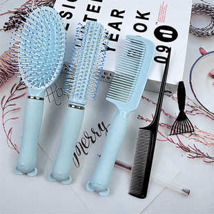 小熊气垫梳气囊梳子可爱按压式梳子皮囊学生宿舍长发专用多功能