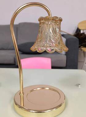 轻奢调光大理石融蜡灯定时香薰蜡烛个性台灯 candle warmer lamp