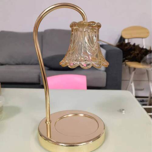 轻奢调光大理石融蜡灯定时香薰蜡烛个性台灯 candle warmer lamp