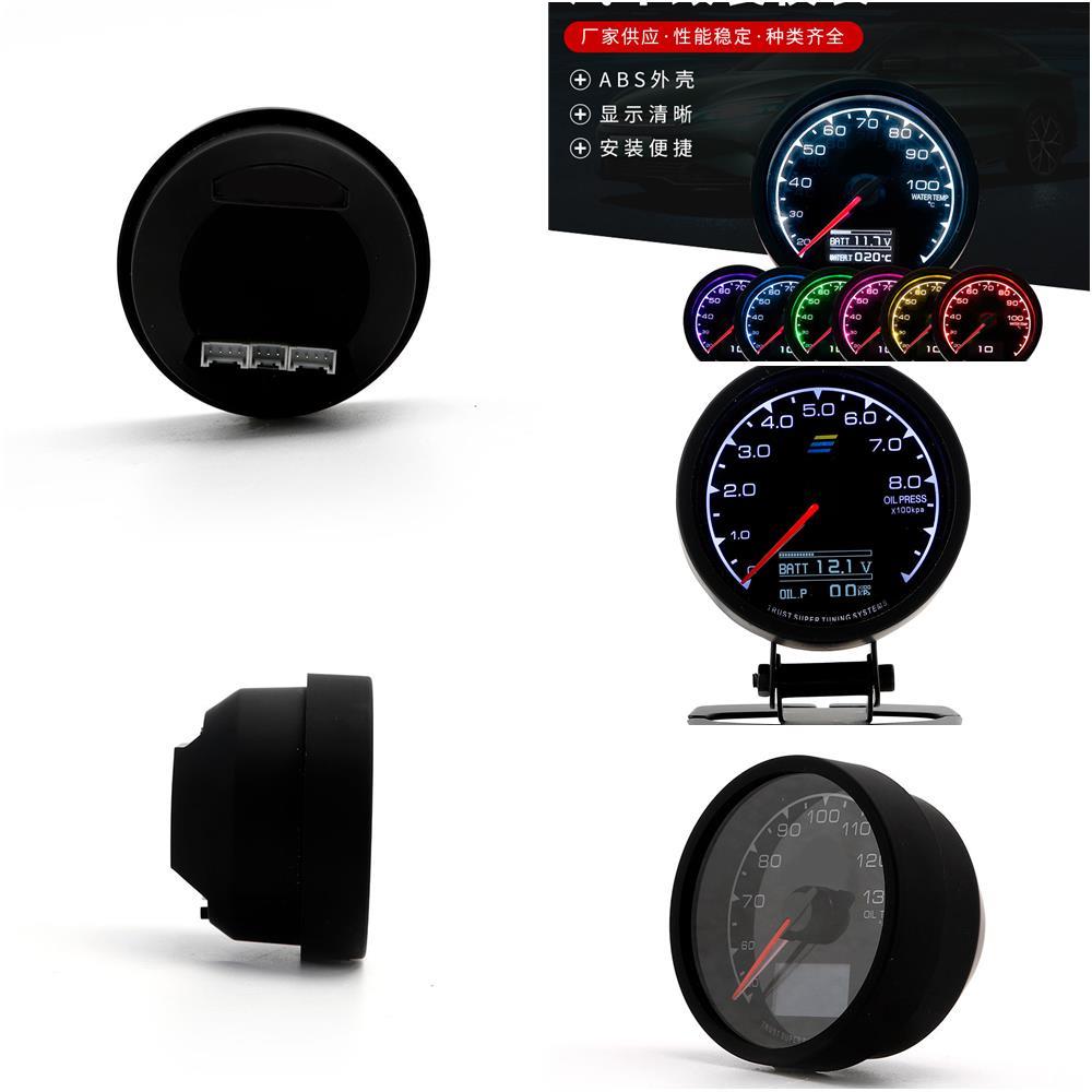 GREDDY指针带液晶仪表水温油压油温表电压转速表汽车改装仪表盘