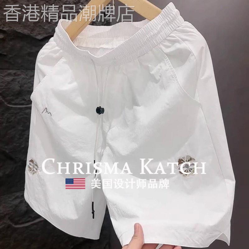 出口美国Chrisma Katch~男士中裤欧货五分速干透气短裤宽松帅气