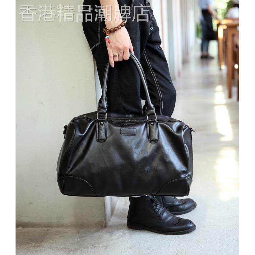 欧美新款斜挎包男包手提包韩版真皮单肩包男士揹包大包休闲旅行包