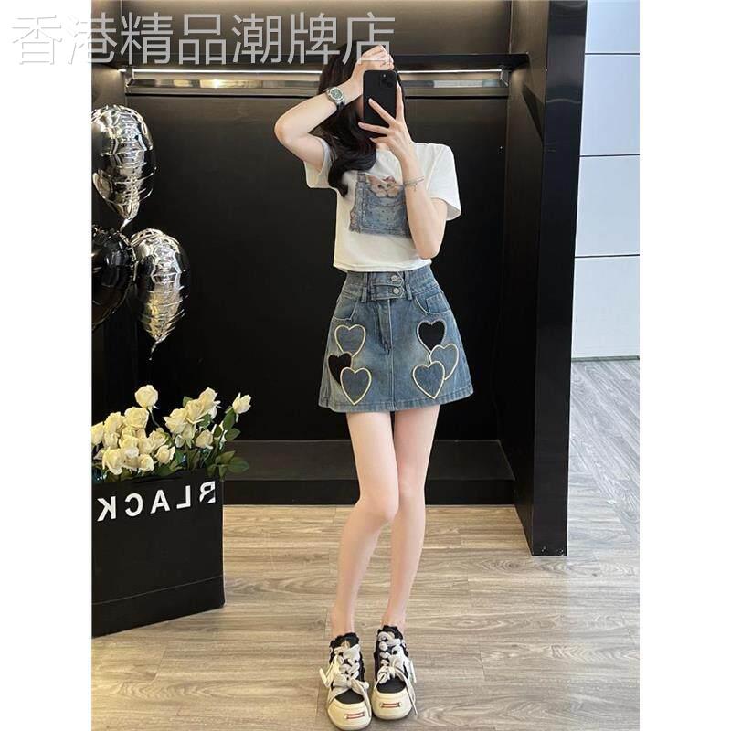 盐系炸街韩风chic套装女夏季减龄显瘦洋派网红爆款短袖短裙两件套