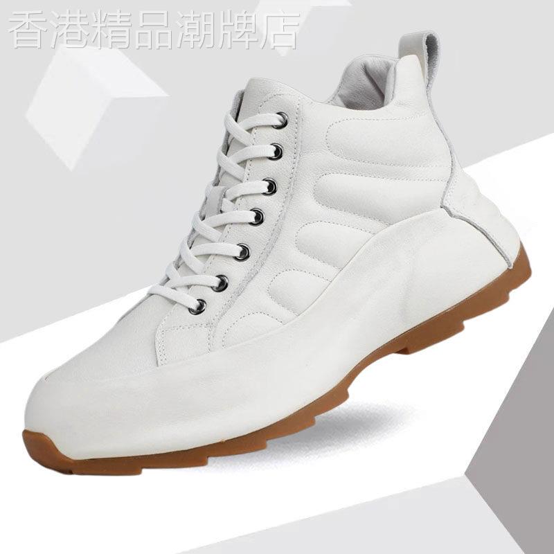 欧美设计师『精品』!高端大气!男鞋新款运动鞋耐磨厚底高帮皮鞋潮