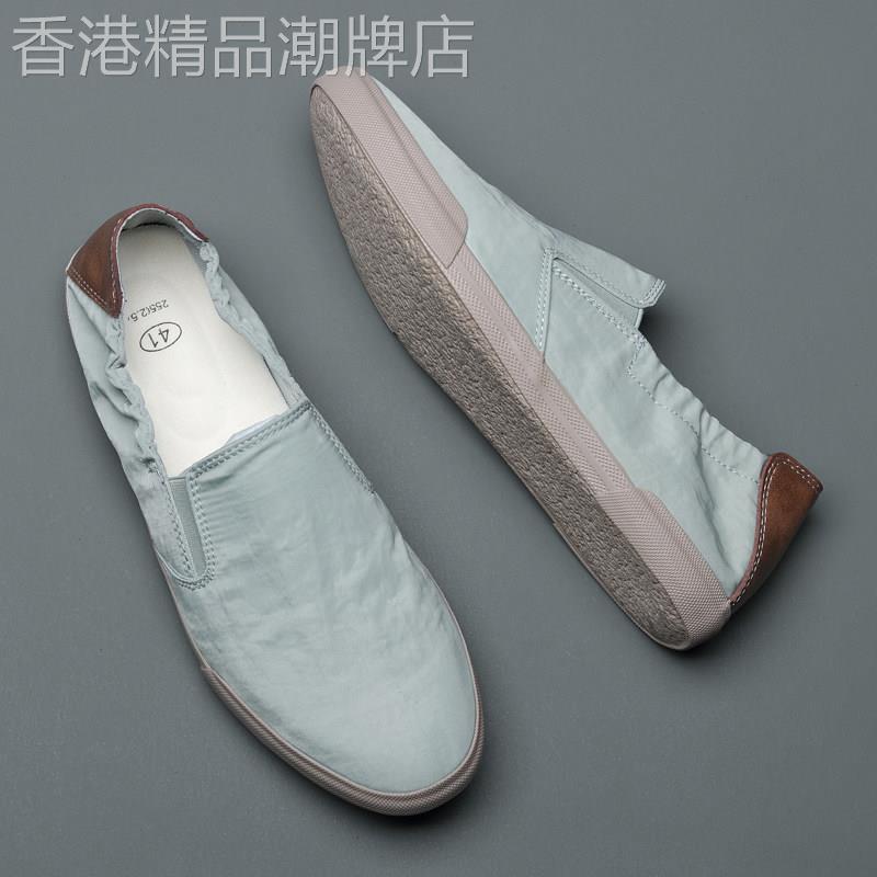 男鞋夏季2025新潮流帆布鞋男士时尚百搭式拖鞋男士休闲老北京布鞋