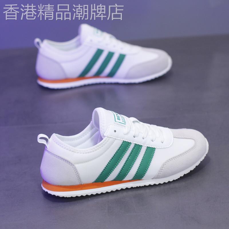 男鞋春季新款ins布面透气小白鞋情侣款休闲鞋轻便阿甘鞋运动鞋男