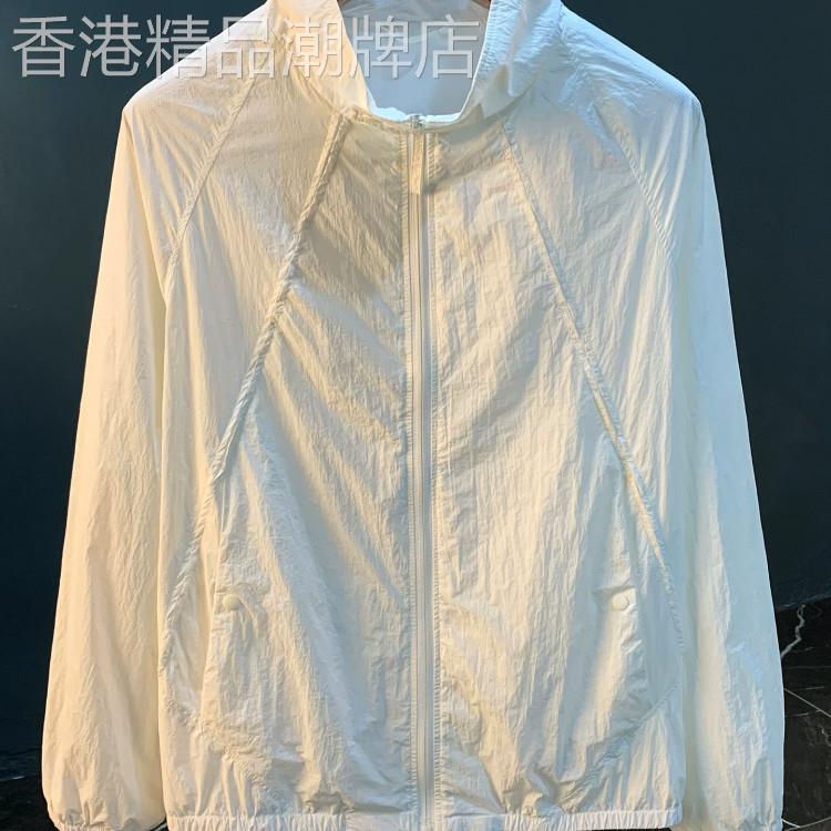 MAROLIO简约白色防晒衣薄款透气户外骑行钓鱼休闲防紫外线防晒服