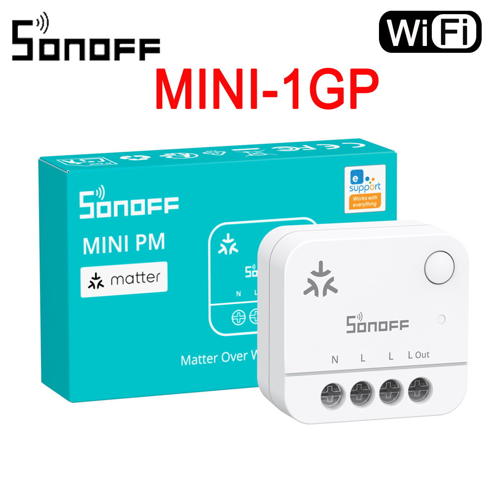 SONOFF MINI-1GP Matter智能WiFi计电量模块支持HomeKit 易微联