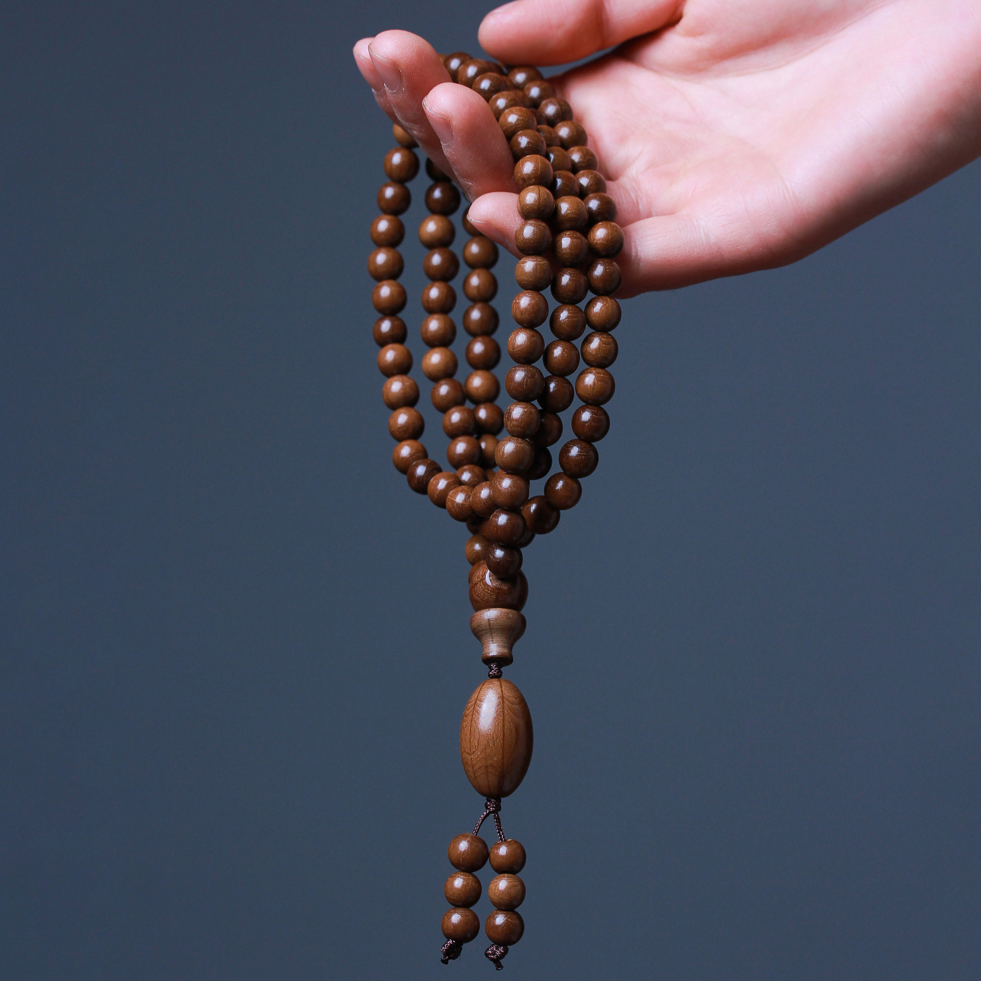 老料六道木佛珠手链8mm*108颗手串念珠鍊子手持木质文玩