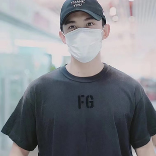 FOG FEAR OF GOD小众美式潮牌FG富贵高街宽松百搭男女纯棉短袖T恤