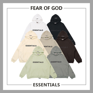 ESSENTIALS复线字母潮牌男女高街宽松FOG连帽衫 GOD 卫衣 FEAR