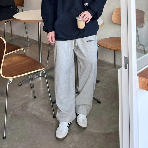 正品授权WE11DONE直筒散口长裤