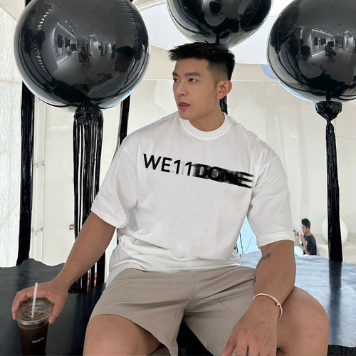 正品授权WELLDONE幻影字母短袖