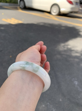 55-13.8-8缅甸纯天然A货翡翠细腻飘花证书957细腻保真