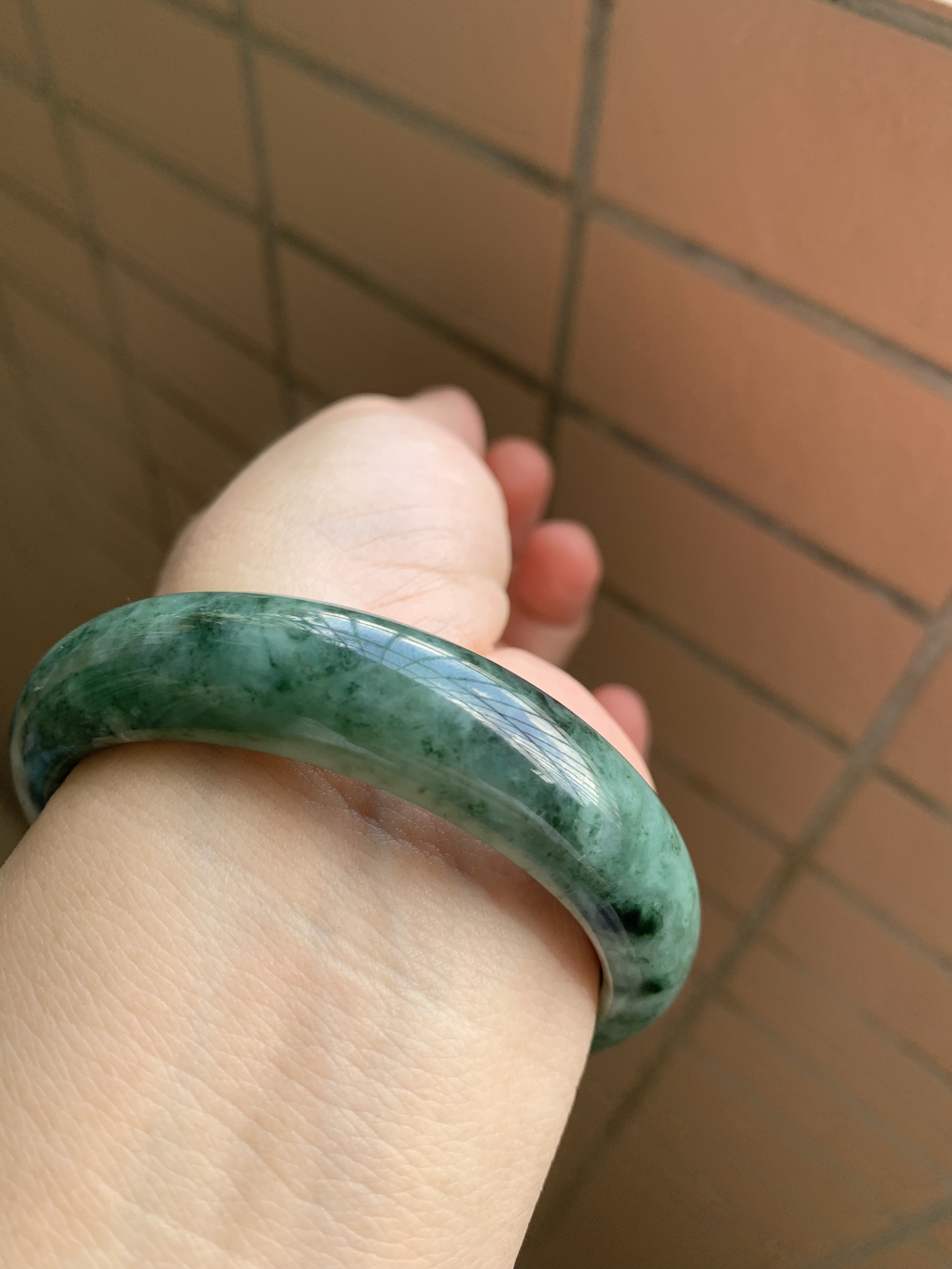 57-14-8.2缅甸纯天然A货翡翠满绿冰种绿幽灵证书899保真