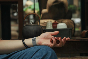 缅甸翡翠天然老坑水墨风冰乌鸡叮当福圆保平安聚财钢琴黑墨翠证书