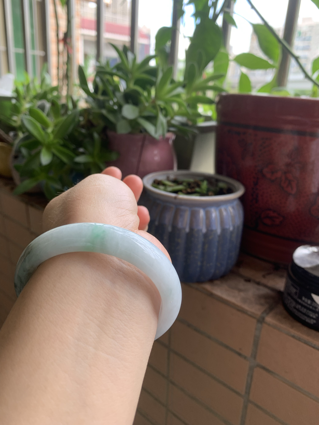 56-12-8.2缅甸纯天然A货翡翠半山山水证书891保真