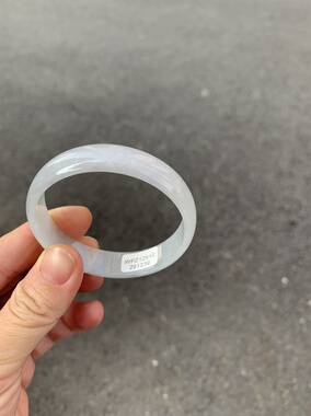 51-12-4.4缅甸纯天然A货翡翠细腻白月光证书239完美保真