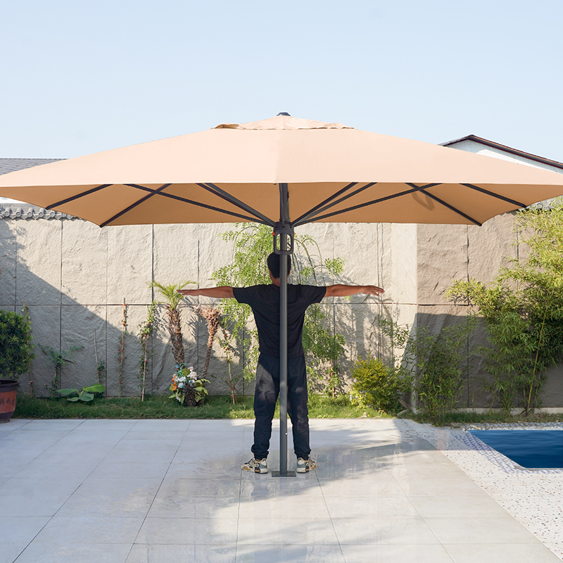 升级款加大4米方形中柱伞遮阳伞