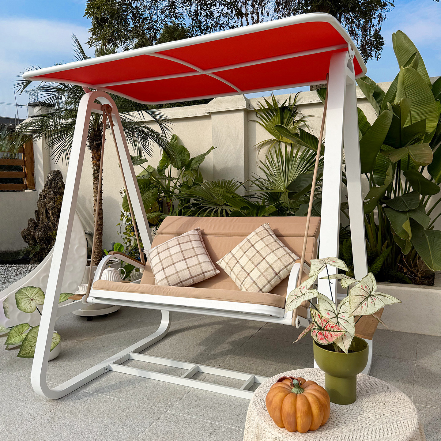 秋千户外庭院室外双人秋千吊床阳台吊篮网红室内摇椅秋千摇篮吊床