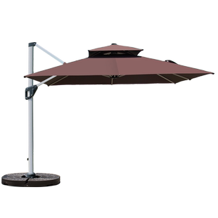 绿水雅客户外遮阳伞遥控LED灯大太阳伞伞套抗风防雨加厚罗马伞套