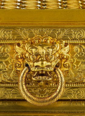 藏式八吉祥卧香炉祥瑞铜卧香盒瑞莲花镂空八瑞物供养熏香炉摆件