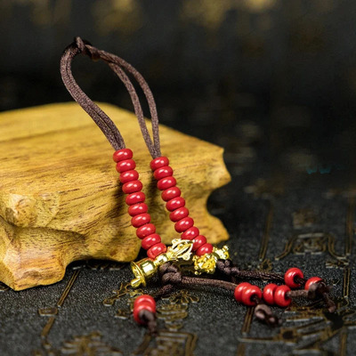 藏式佛珠手链 计数配饰 铃杵念珠配件计卡子 器